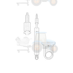 Amortizor cu gaz universal OE CNH - 48014220