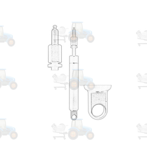 Amortizor cu gaz universal OE CNH - 48014220