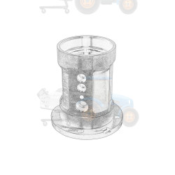 Carcasa arborelui schimbatorului de viteza transmisie man. OE CNH - 48182784