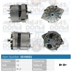 Alternator MEAT & DORIA - 5510553