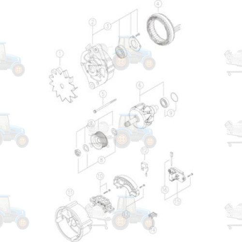 Alternator LETRIKA - 72735432