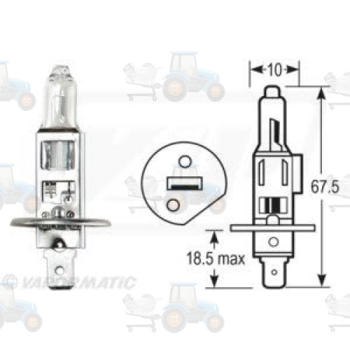 Bec incandescent VAPORMATIC - VLC0466