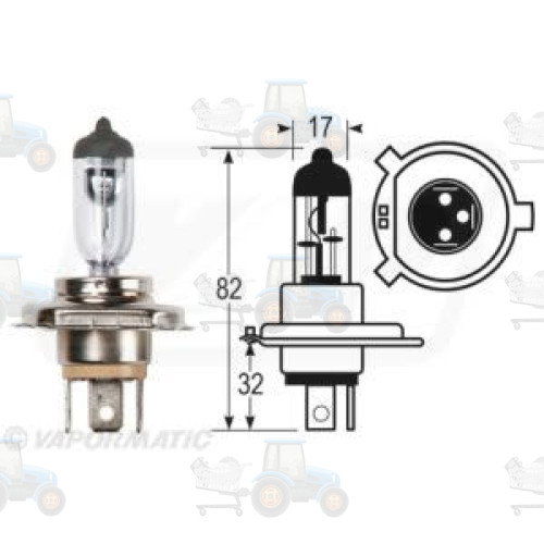 Bec incandescent VAPORMATIC - VLC0472