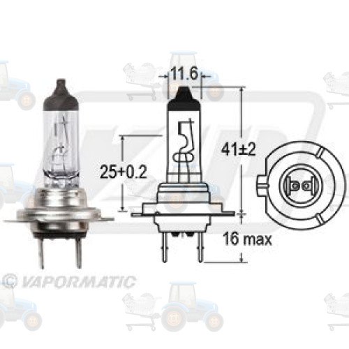 Bec incandescent VAPORMATIC - VLC0477