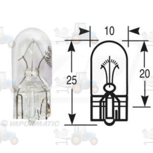 Bec incandescent VAPORMATIC - VLC0501