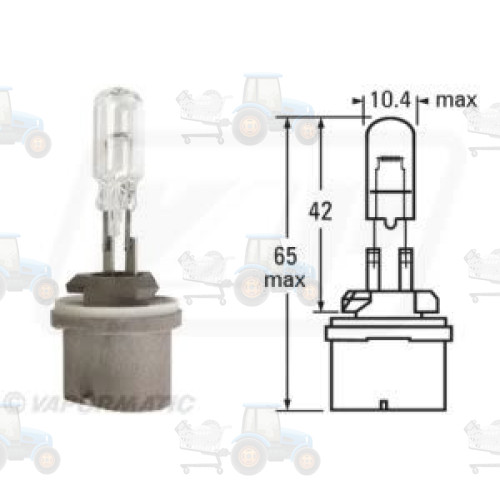 Bec incandescent VAPORMATIC - VLC0887