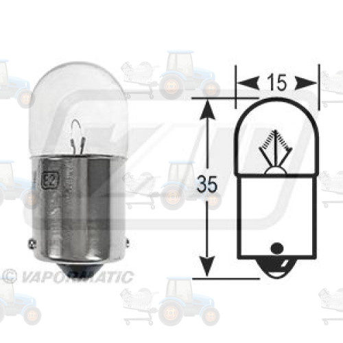 Bec incandescent VAPORMATIC - VLX0207