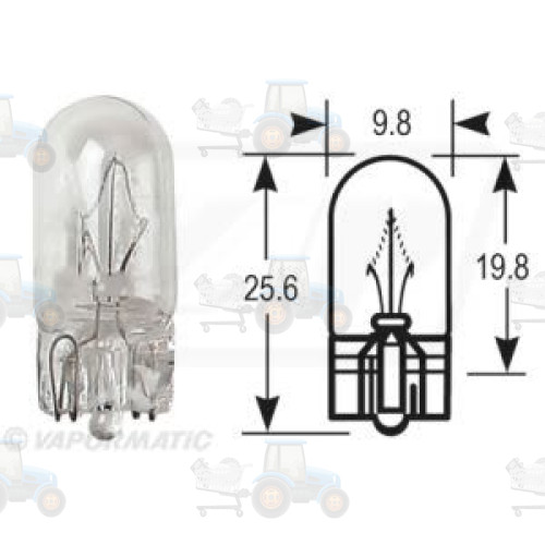 Bec incandescent VAPORMATIC - VLX0297