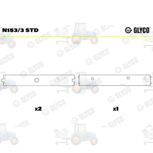 Bucsi ax cu came GLYCO - N153/3 STD