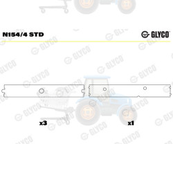 Bucsi ax cu came GLYCO - N154/4 STD