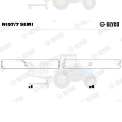 Bucsi ax cu came GLYCO - N157/7 SEMI