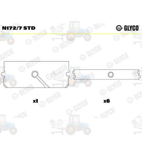 Bucsi ax cu came GLYCO - N172/7 STD