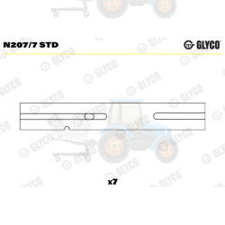 Bucsi ax cu came GLYCO - N207/7 STD