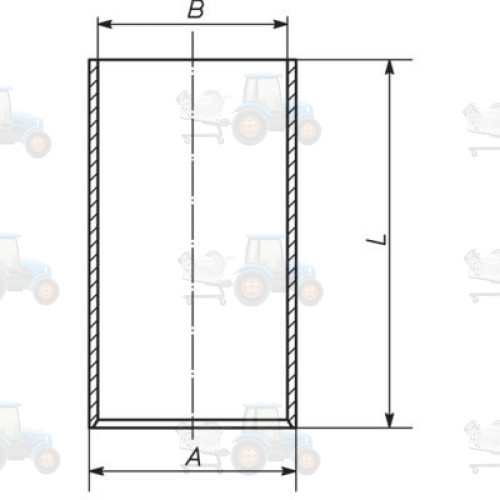 Camasa cilindru MAHLE - 007 WV 09 00