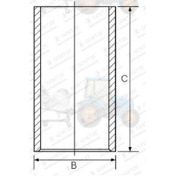 Camasa cilindru GOETZE - 14-010170-00