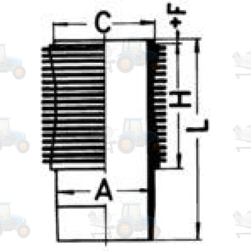 Camasa cilindru KOLBENSCHMIDT - 88308110