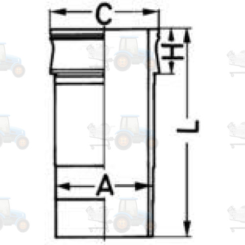 Camasa cilindru KOLBENSCHMIDT - 88332110