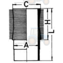 Camasa cilindru KOLBENSCHMIDT - 89030110