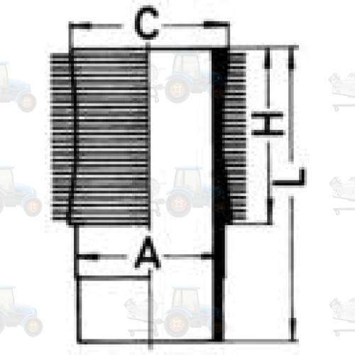 Camasa cilindru KOLBENSCHMIDT - 89030110