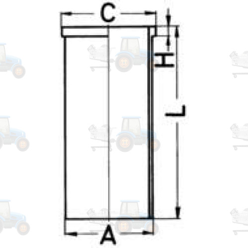 Camasa cilindru KOLBENSCHMIDT - 89042190