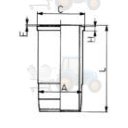 Camasa cilindru KOLBENSCHMIDT - 89443110