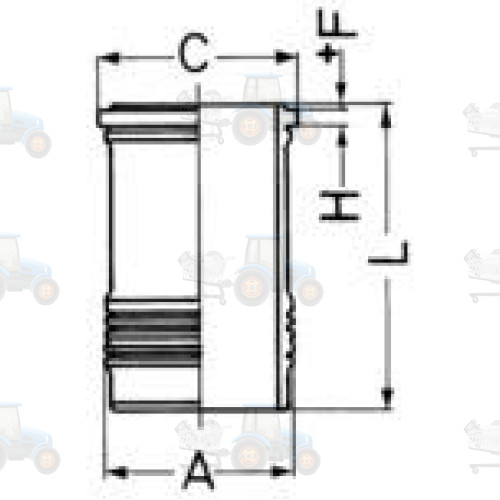 Camasa cilindru KOLBENSCHMIDT - 89528110