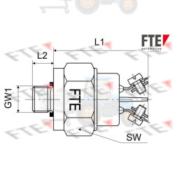 Comutator lumini frana FTE - 9910202