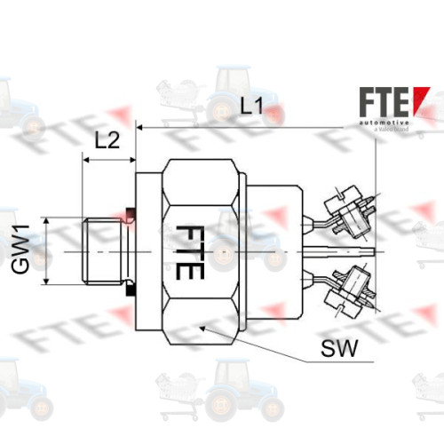 Comutator lumini frana FTE - 9910202