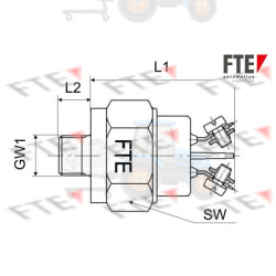 Comutator lumini frana FTE - 9910207