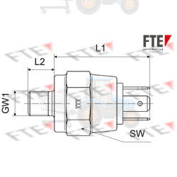 Comutator lumini frana FTE - 9910220