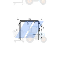 Condensator, climatizare HIGHWAY AUTOMOTIVE - 40108001