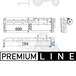 Condensator, climatizare MAHLE - AC 54 000P