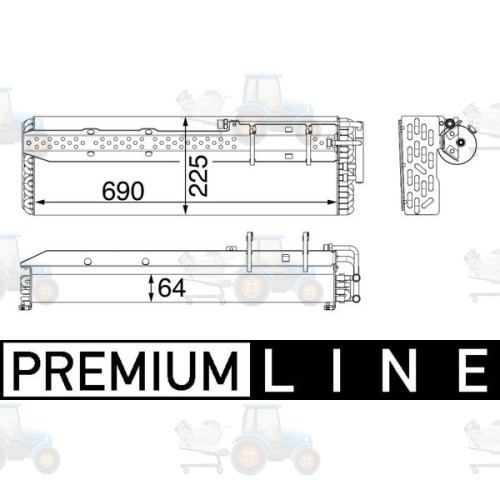 Condensator, climatizare MAHLE - AC 54 000P