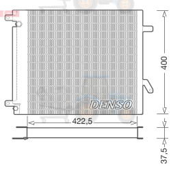 Condensator, climatizare DENSO - DCN99000