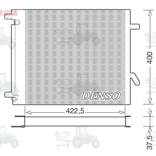 Condensator, climatizare DENSO - DCN99000