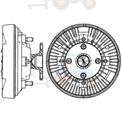 Cupla, ventilator radiator MAHLE - CFC 233 000P