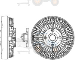 Cupla, ventilator radiator MAHLE - CFC 235 000P