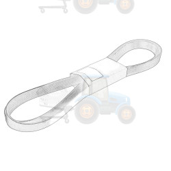 Curea transmisie cu caneluri OE JOHN DEERE - L114290