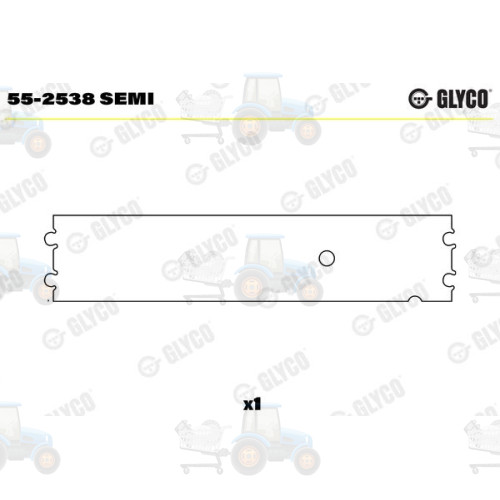 Cuzinet, arbore GLYCO - 55-2538 SEMI