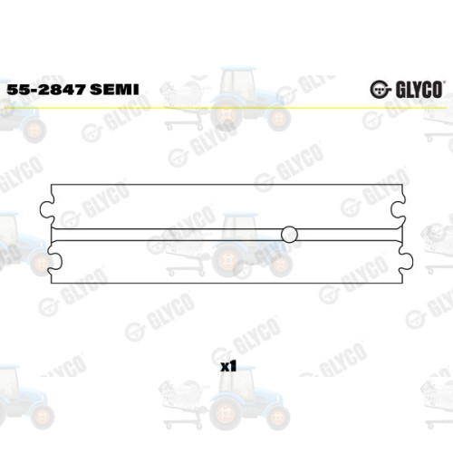 Cuzinet, arbore GLYCO - 55-2847 SEMI