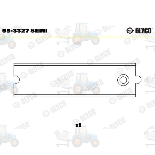 Cuzinet, arbore GLYCO - 55-3327 SEMI