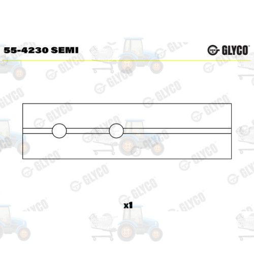 Cuzinet, arbore GLYCO - 55-4230 SEMI