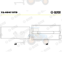 Cuzineti, arbore cotit GLYCO - 72-4547 STD