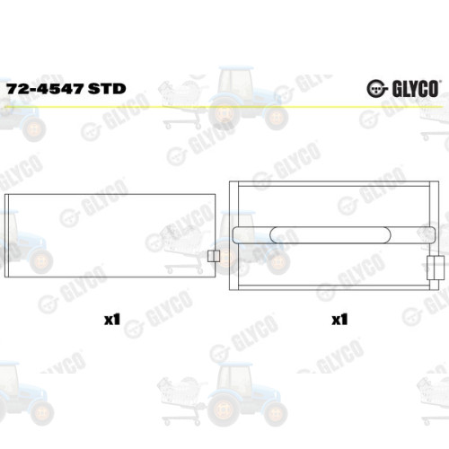 Cuzineti, arbore cotit GLYCO - 72-4547 STD