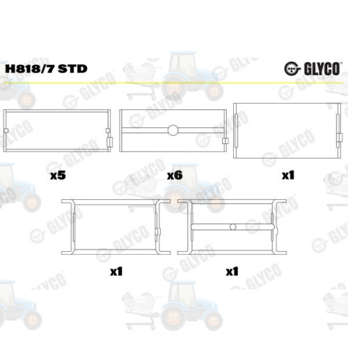 Cuzineti, arbore cotit GLYCO - H818/7 STD