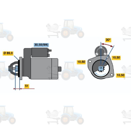 Demaror BOSCH - 0 001 362 052