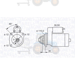 Demaror MAGNETI MARELLI - 063522300070