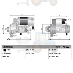 Demaror DENSO - DSN2032