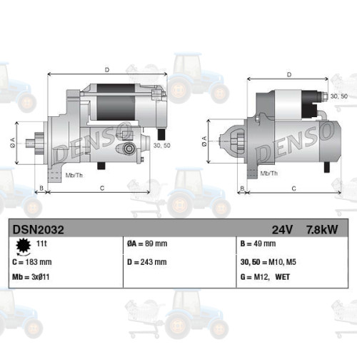 Demaror DENSO - DSN2032