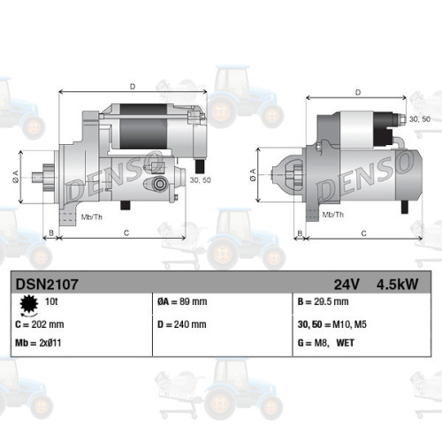 Demaror DENSO - DSN2107